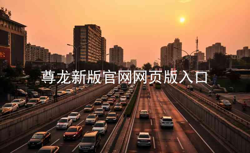 尊龙新版官网网页版入口