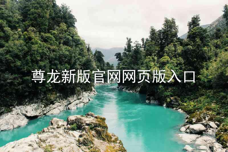 尊龙新版官网网页版入口